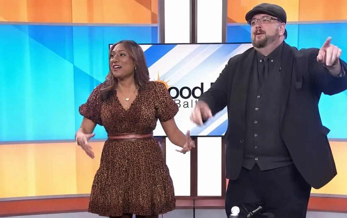 Vince Wilson performing on live television